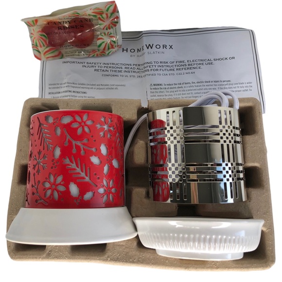 Harry Slatkin HomeWorx Illuminated Fragrance Warmer with 2 Sleeves & Gelables - Picture 11 of 13